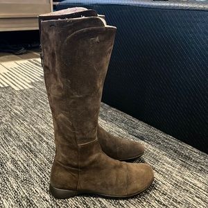 Authentic Camper brown suede leather boots sz 7 Euro 37